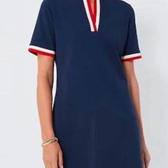 Tuckernuck Hutton Polo Dress Midnight Navy Size - Small - Picture 2 of 9